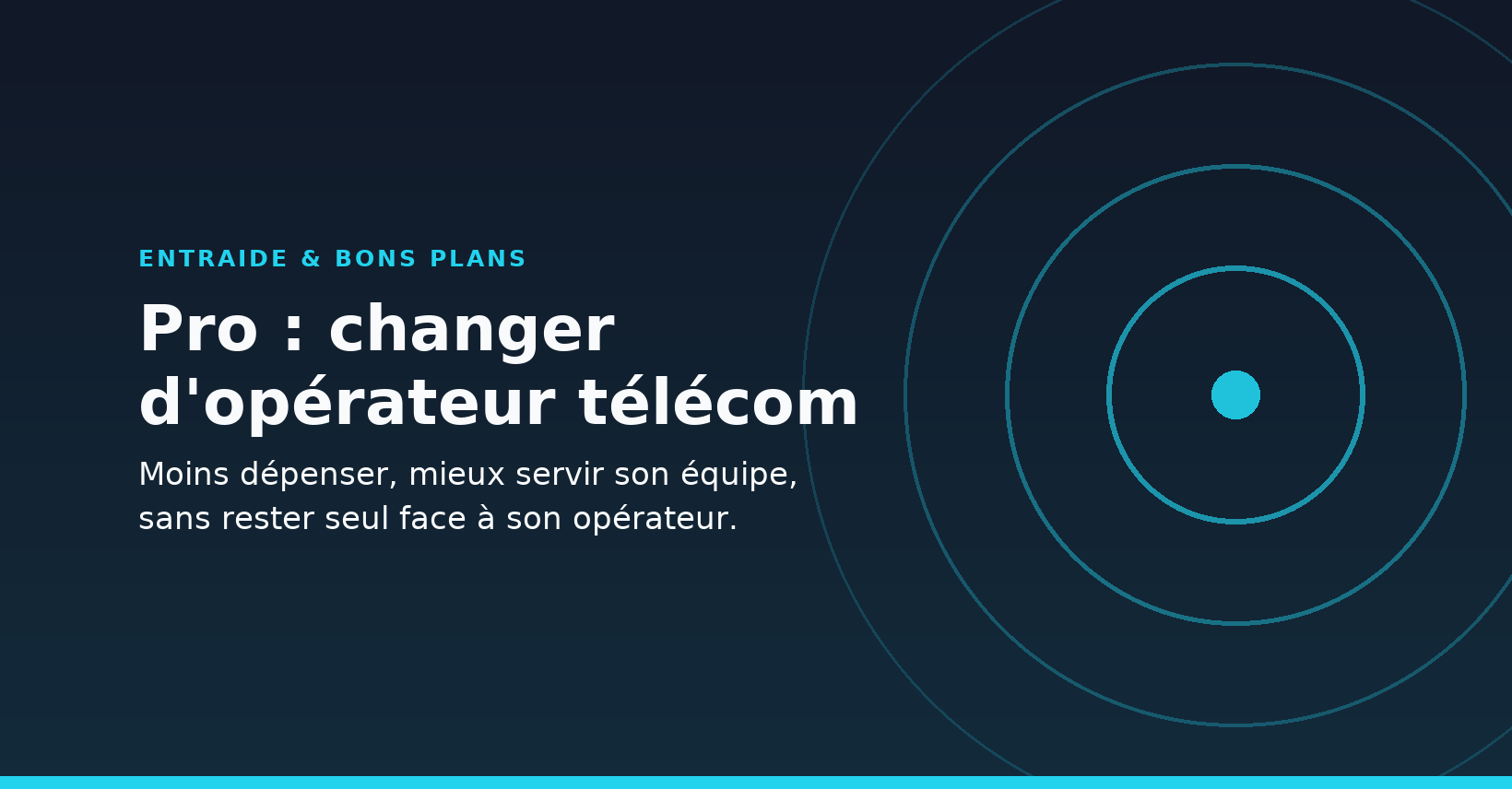 Pro : changer d'opérateur télécom